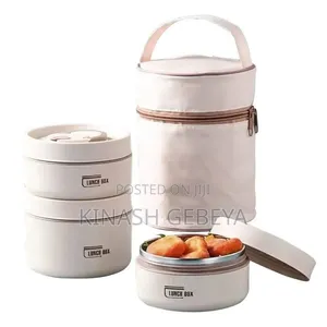 3pcs Portable Insulated Lunch Box