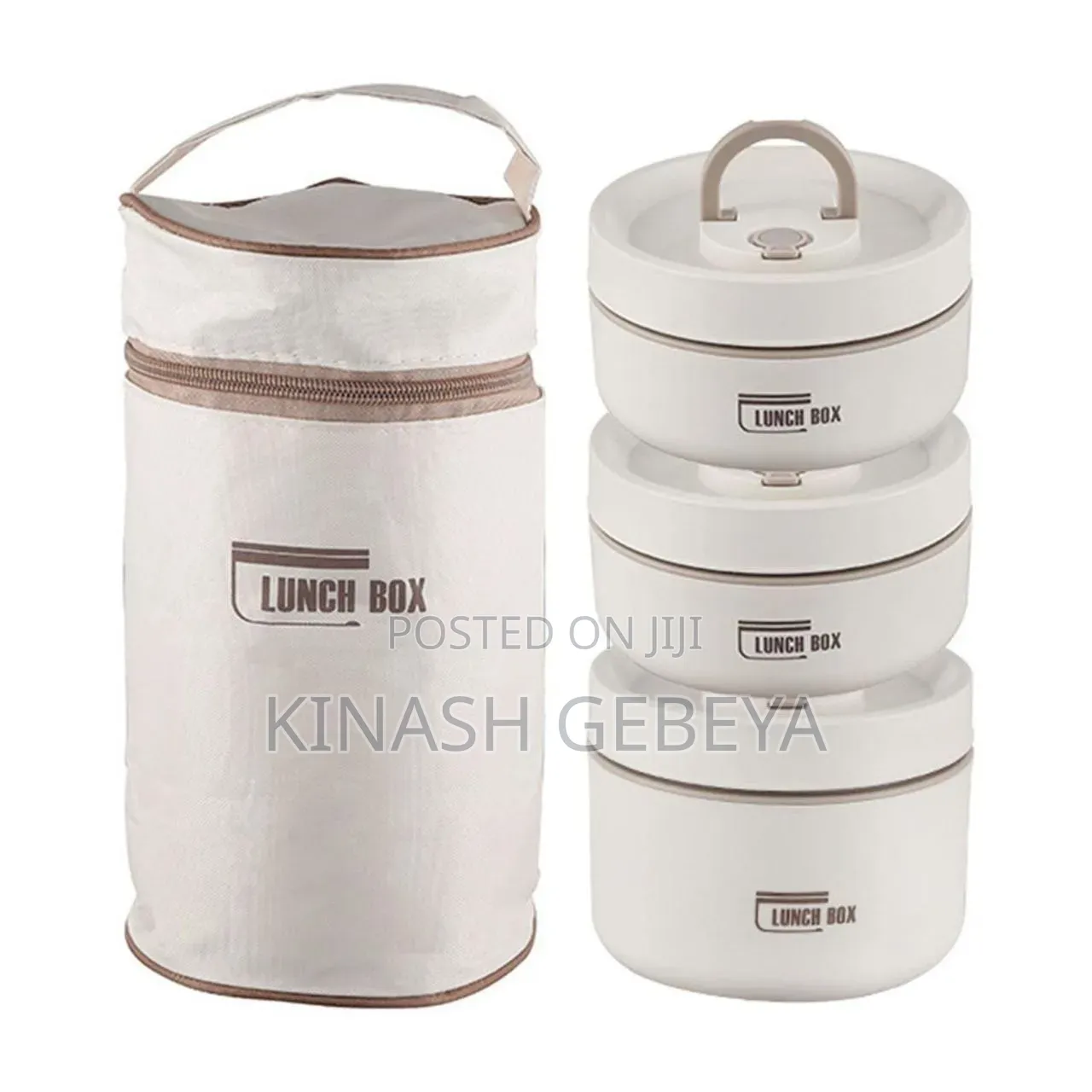 3pcs Portable Insulated Lunch Box