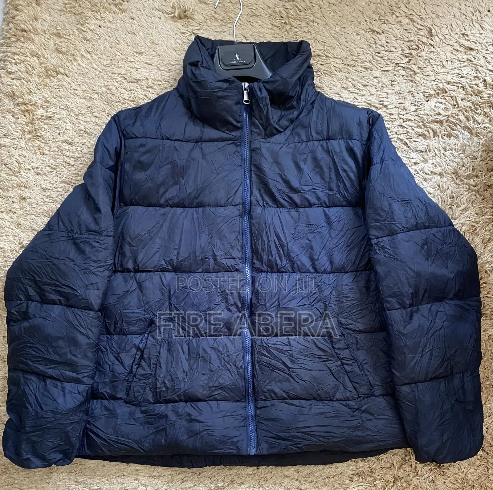 Navy Blue Puffer Jacket