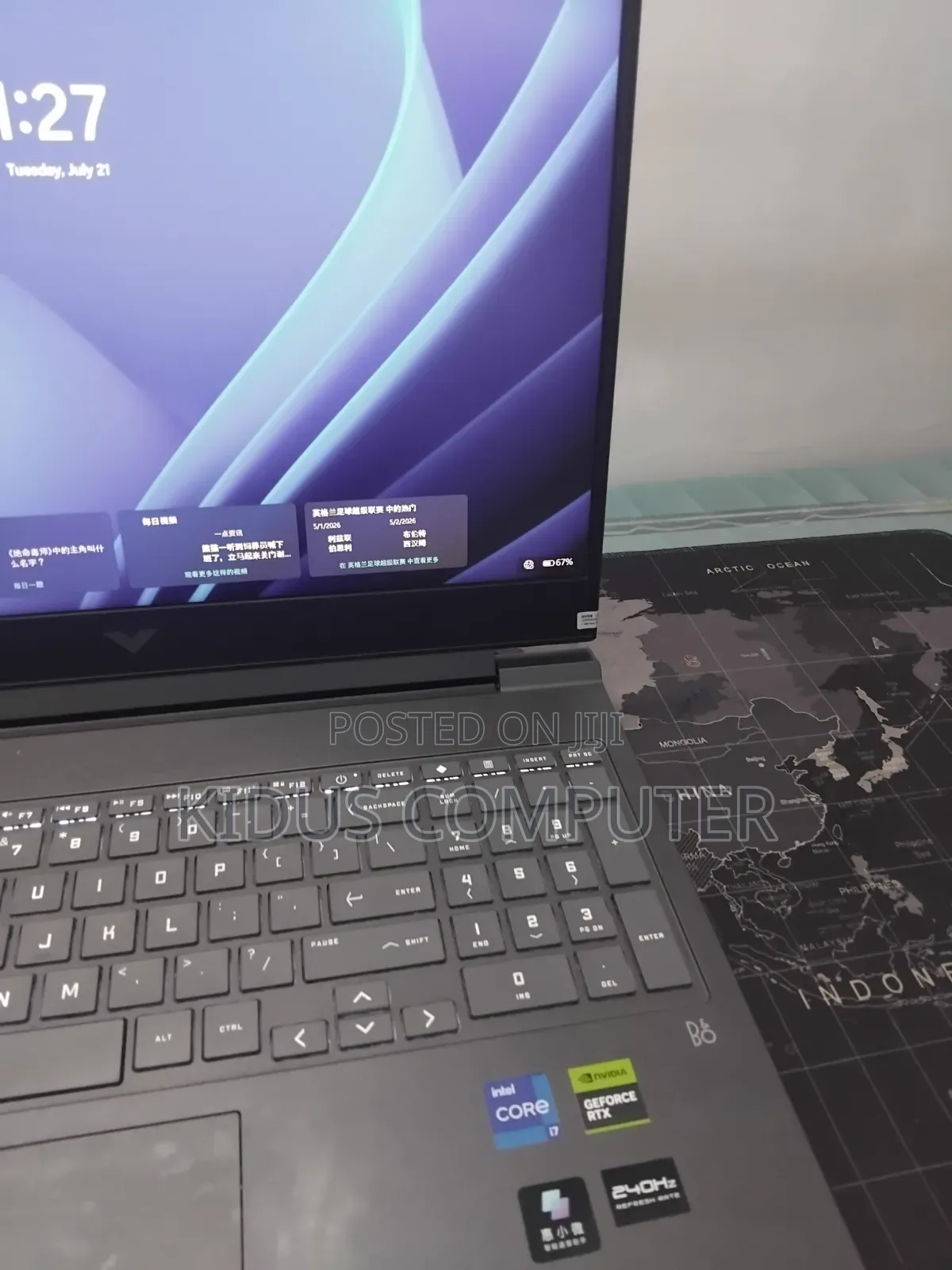 New Laptop HP Victus 16 16GB Intel Core i7 SSD 1T
