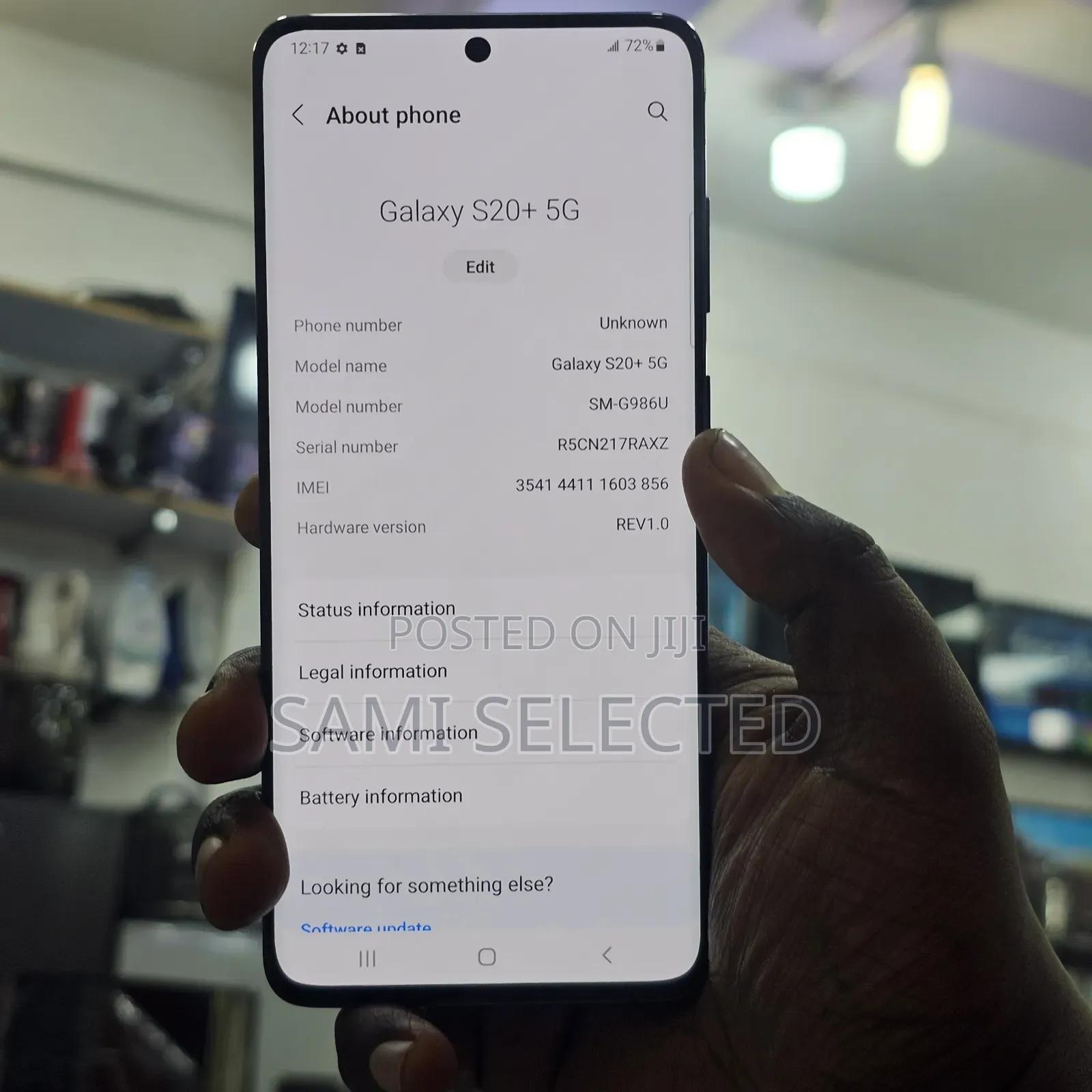 New Samsung Galaxy S20+ 5G 128 GB Gray