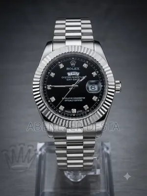 Rolex Datejust Features a Black Diamond Dial and a Fluted Bezel