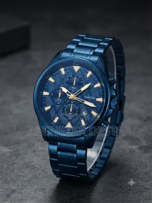 Nibosi 2510 Quartz Chronograph Watch
In Blue.