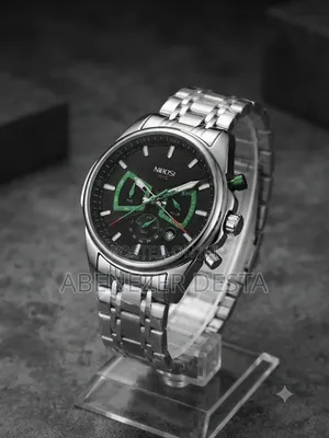 Nibosi 2508 Chronograph Watch
Featuring a Silver Stainless Steel Band