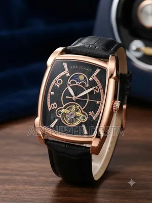 AOKULASIC Automatic Mechanical Watch Distinctive Tonneau-Shaped