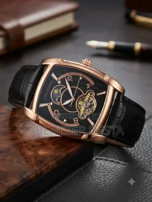 AOKULASIC Automatic Mechanical Watch Distinctive Tonneau-Shaped