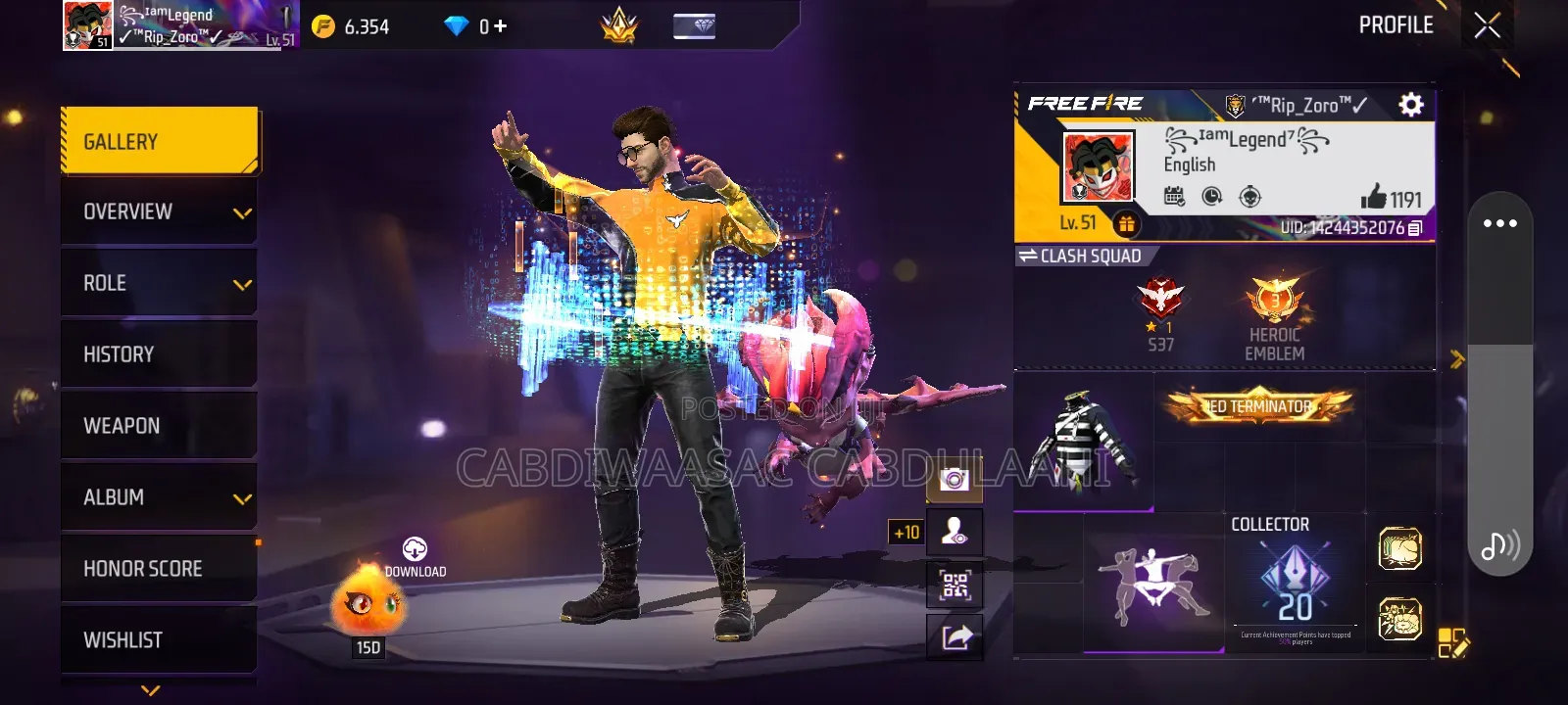 Free Fire Account