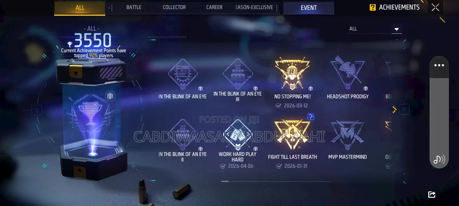 Free Fire Account