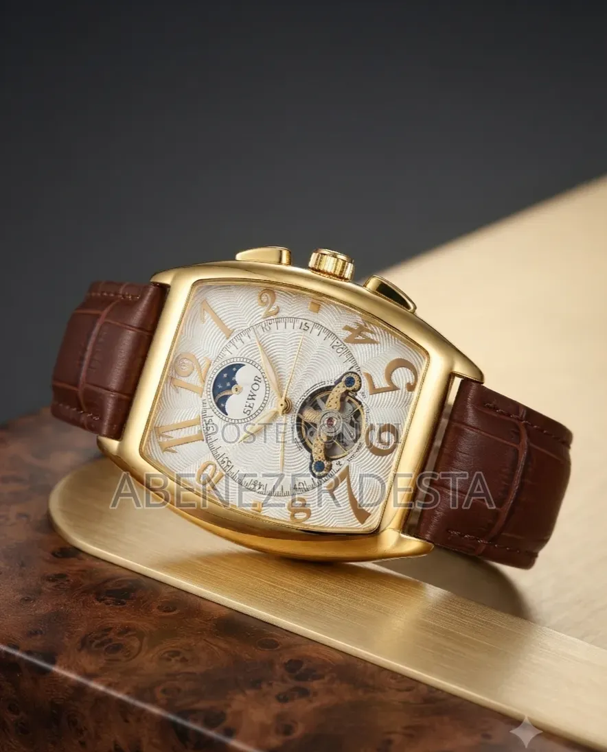 SEWOR Luxury Tourbillon-Style Automatic Mechanical Watch