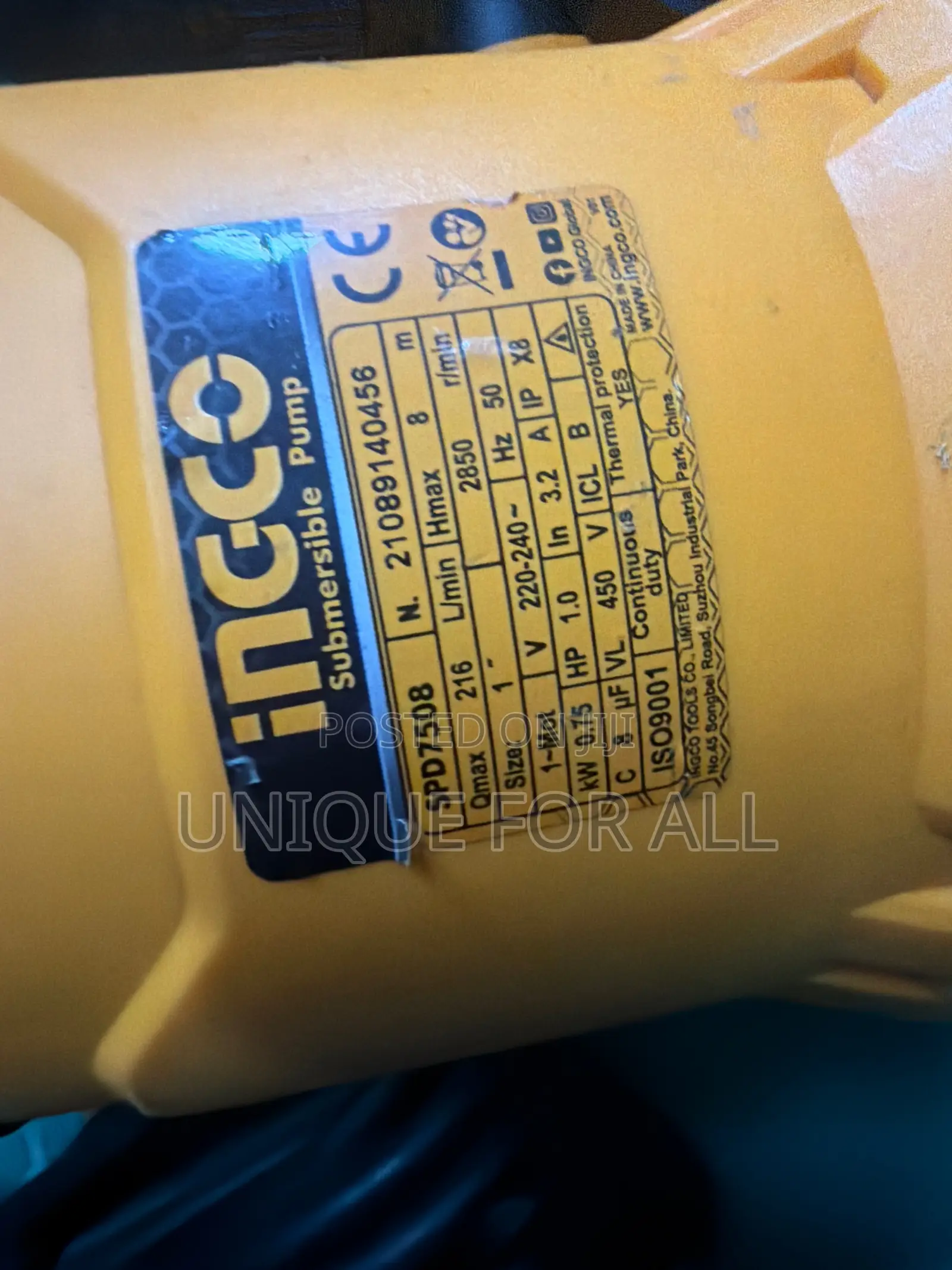INGCO 750W Submersible Water Pump