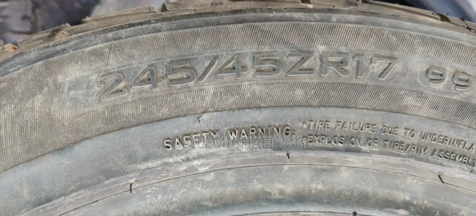 245 45 R17 
For Hyundai Elantra Avante and Other Cars Tyre