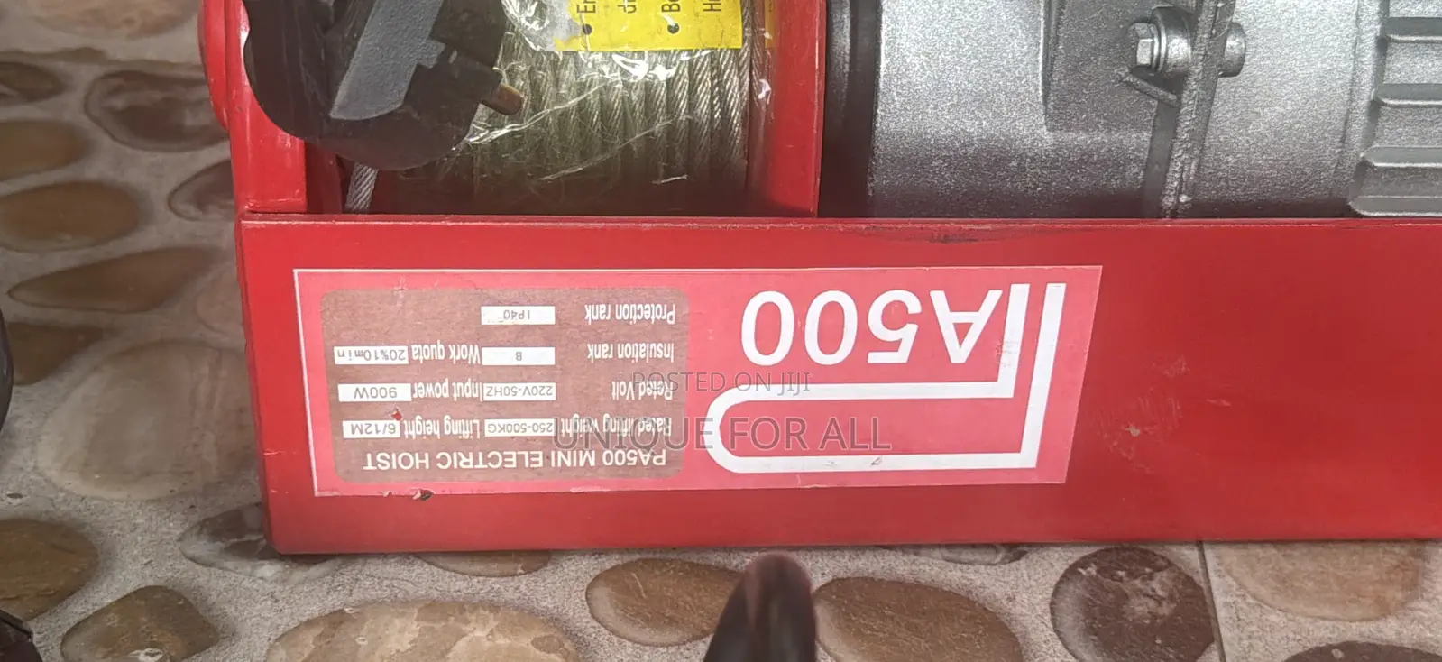 Mini Electric Hoist 900 Watt