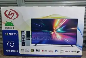 LJ 75” Android TV | UHD Display | Tempered Double Glass
