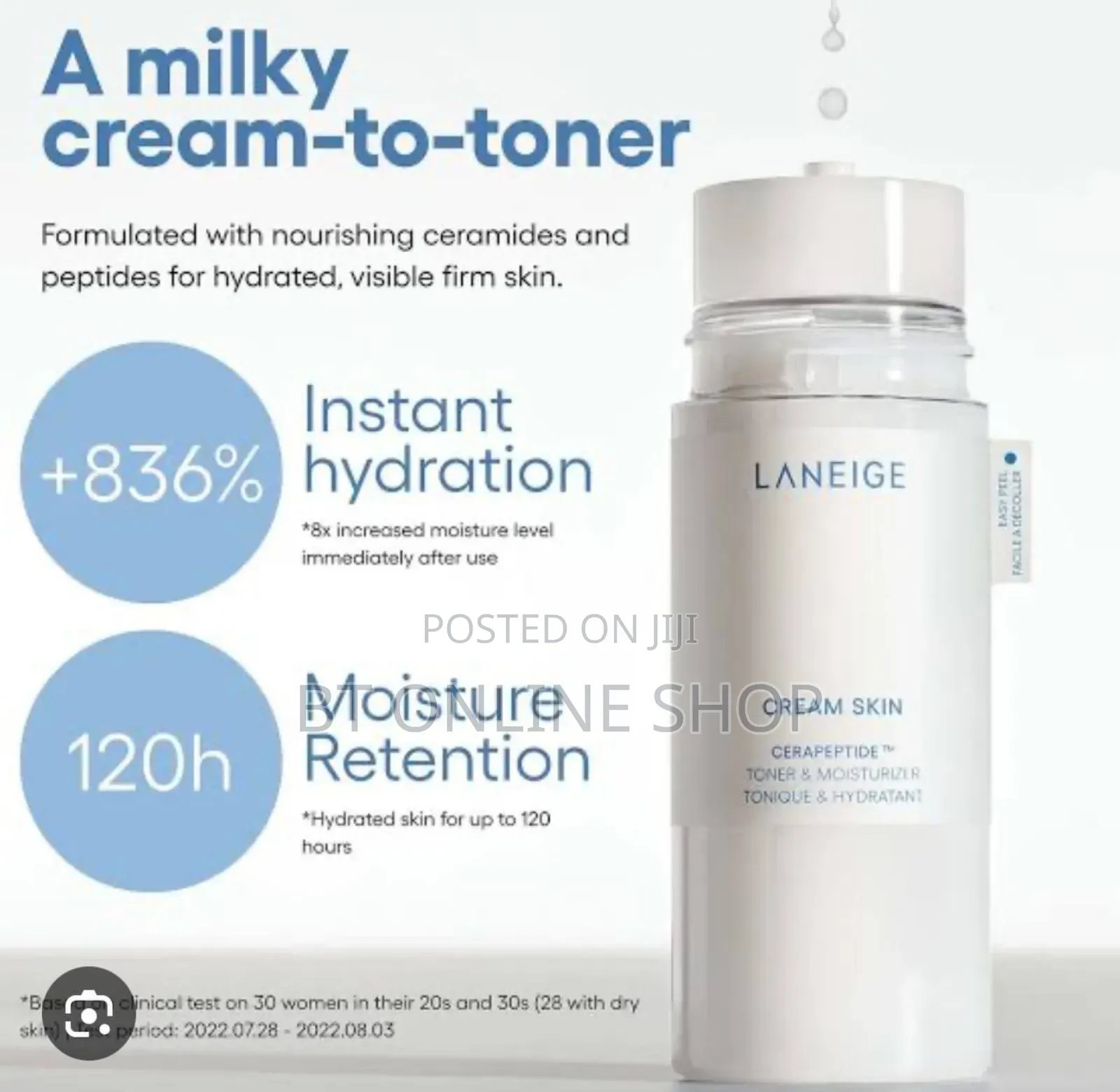 Laneige Cream Skin Cerapeptide Toner Moisturiser