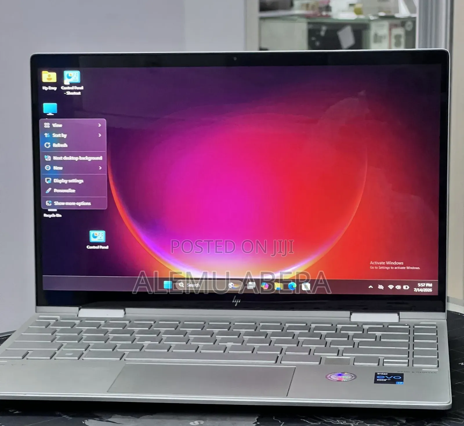 New Laptop HP Envy x360 8GB Intel Core i7 SSD 512GB