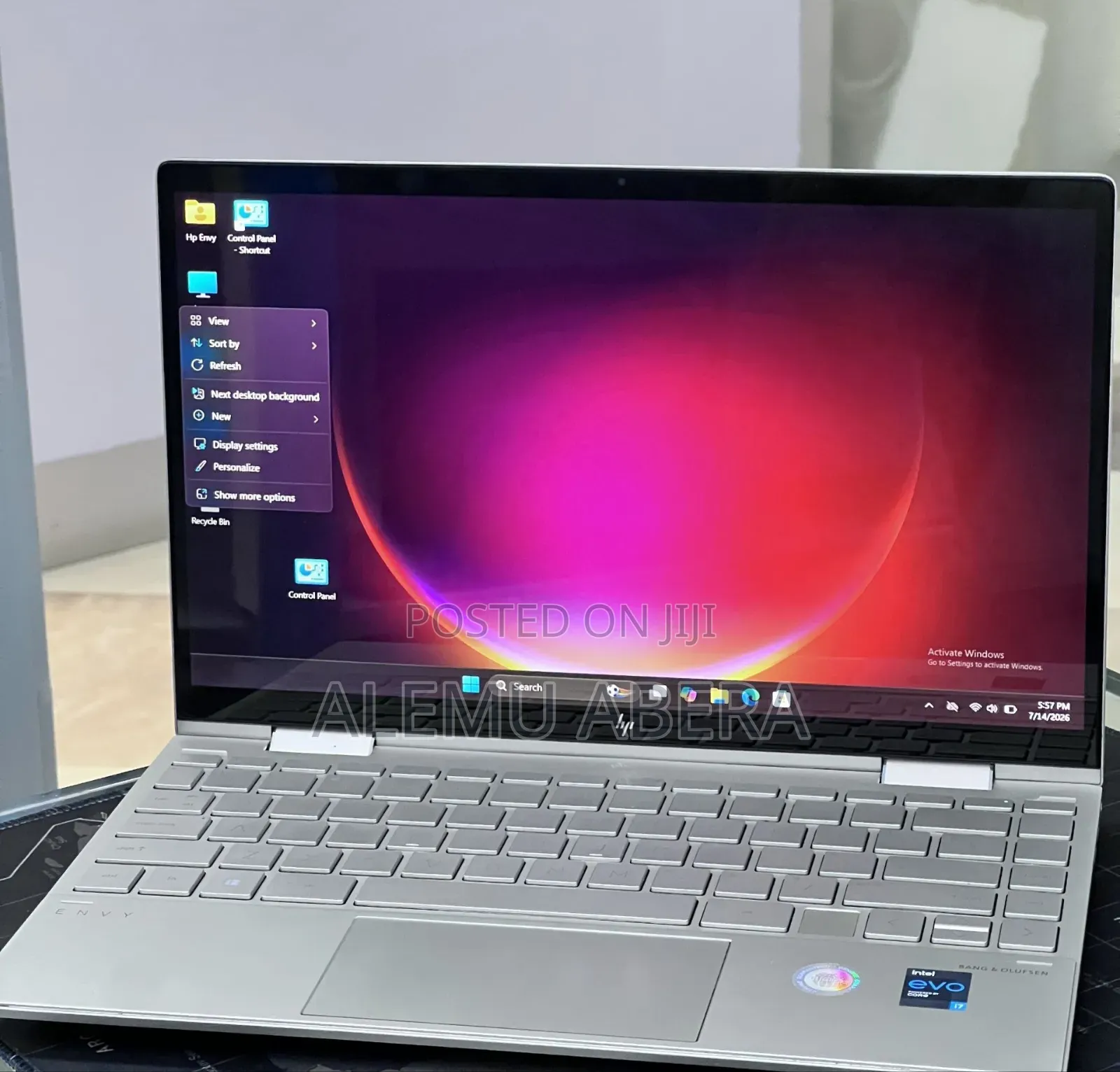 New Laptop HP Envy x360 8GB Intel Core i7 SSD 512GB