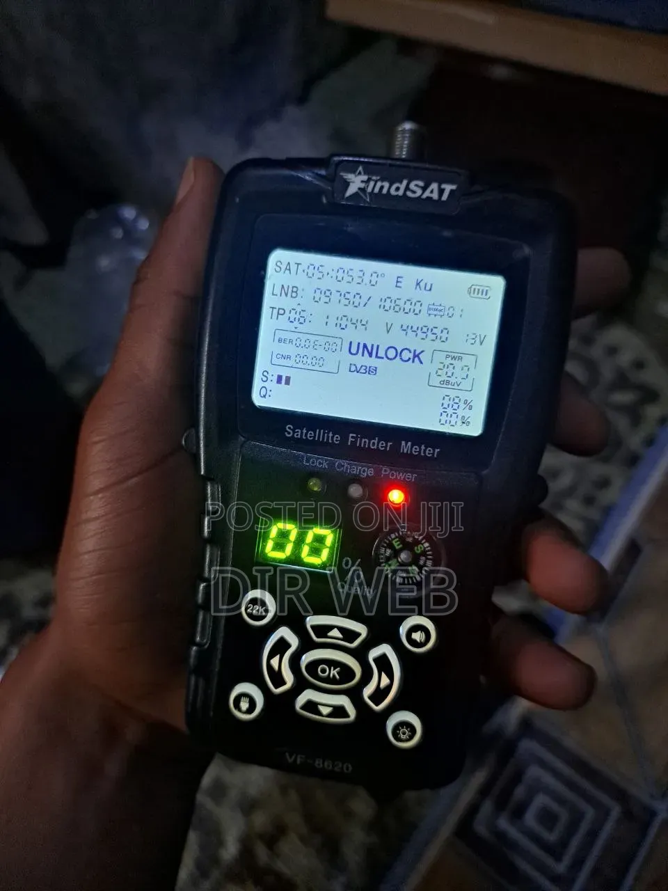 FindSAT VF-8620 Digital Satellite Finder Meter DVB-S2/S2X