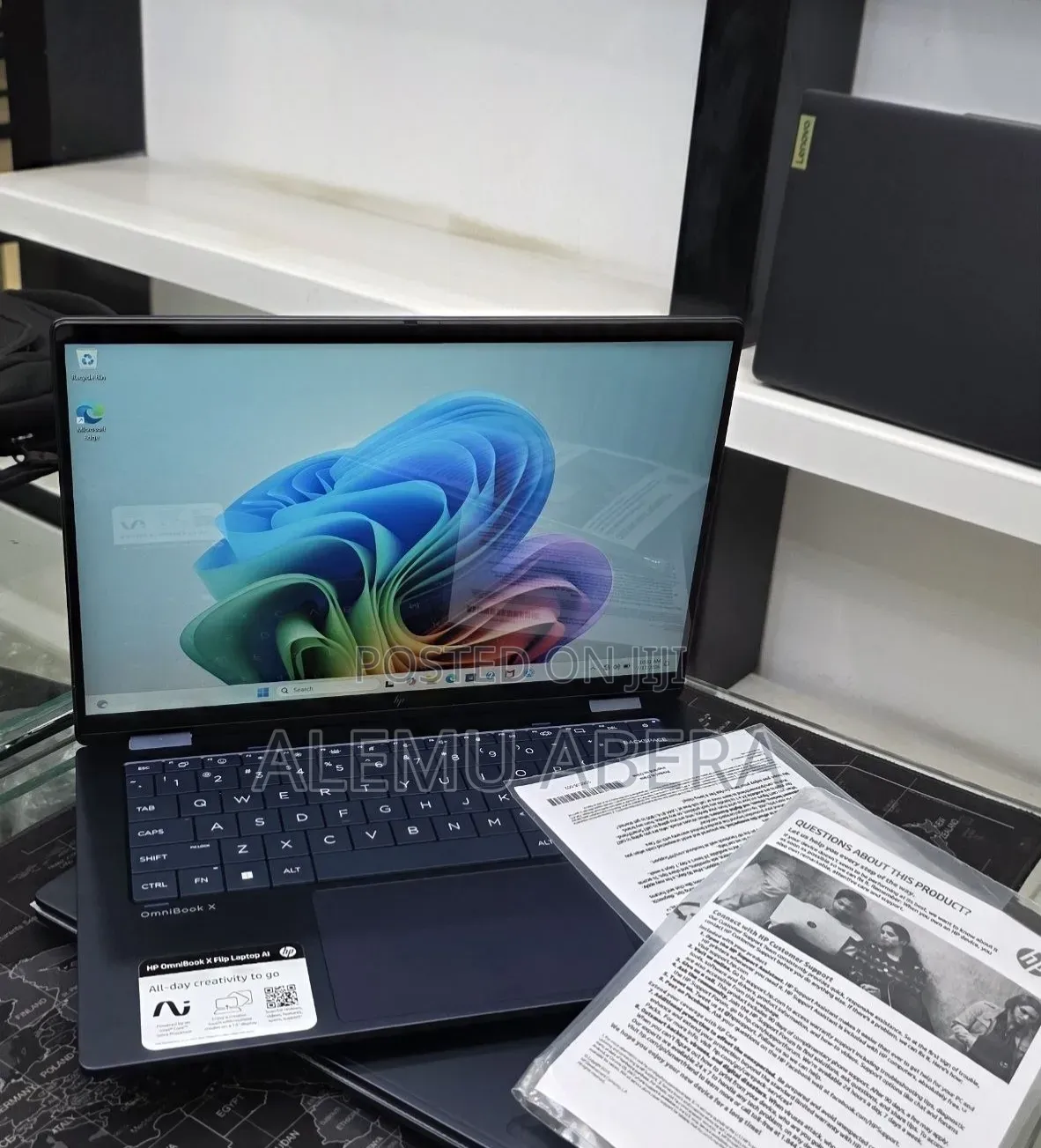 New Laptop HP OmniBook X Flip 14" 16GB Intel Core Ultra 7 SSD 1T