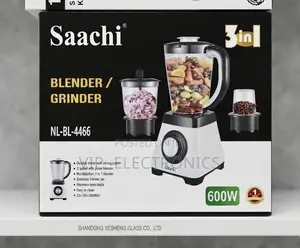 Saachi Blender Grinder 3-in- NL-BL-4466 – 600W Multi-Function