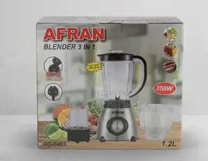 AFRAN Blender and Grinder 3-in-1 (Model OG-6493) - 350W, 1.2L