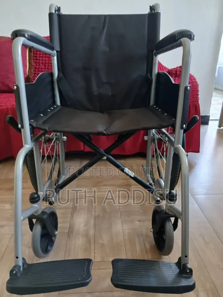Lightweight Travel Wheelchair by Drive Medical Features Black Nylon
