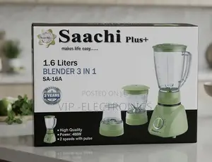 Saachi Plus+ Blender 3-in-1 1.6L– 400W Kitchen Blender