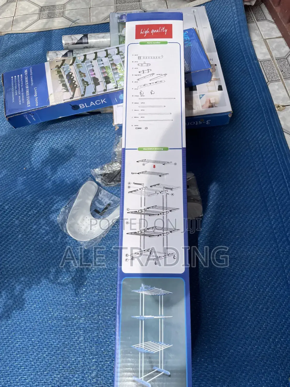 Three Layers Clothes Rack