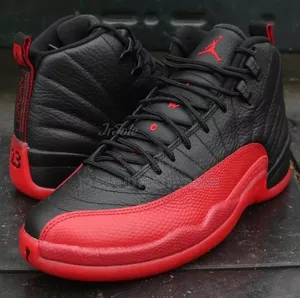Jordan 12 Reverse Flu Gameog Classic Shoes