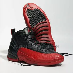 Jordan 12 Reverse Flu Gameog Classic Shoes