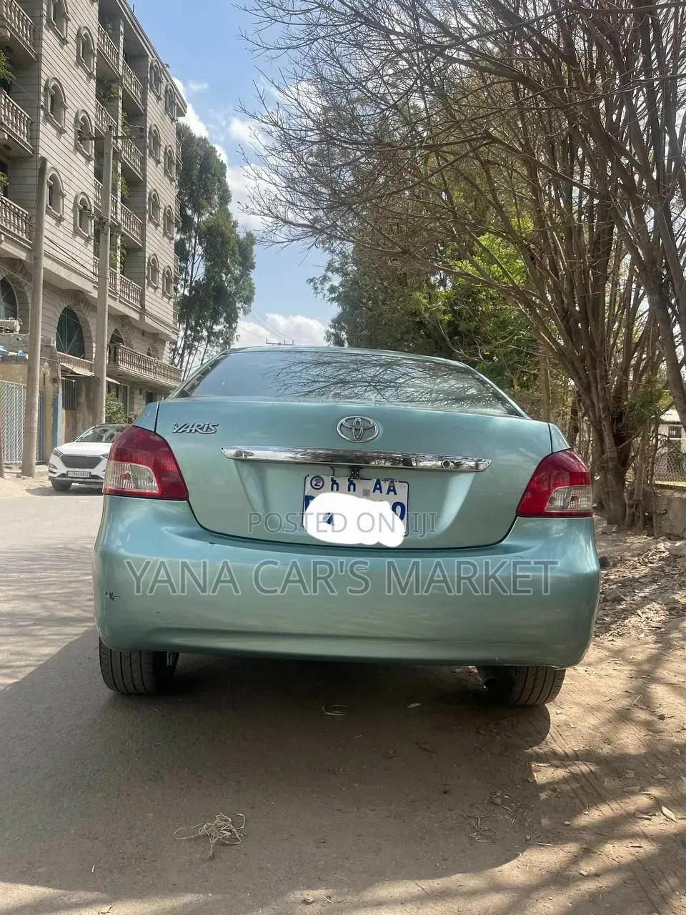 Toyota Belta 2008 Blue