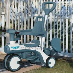 Baby Musical Tricycle With Parent Handle