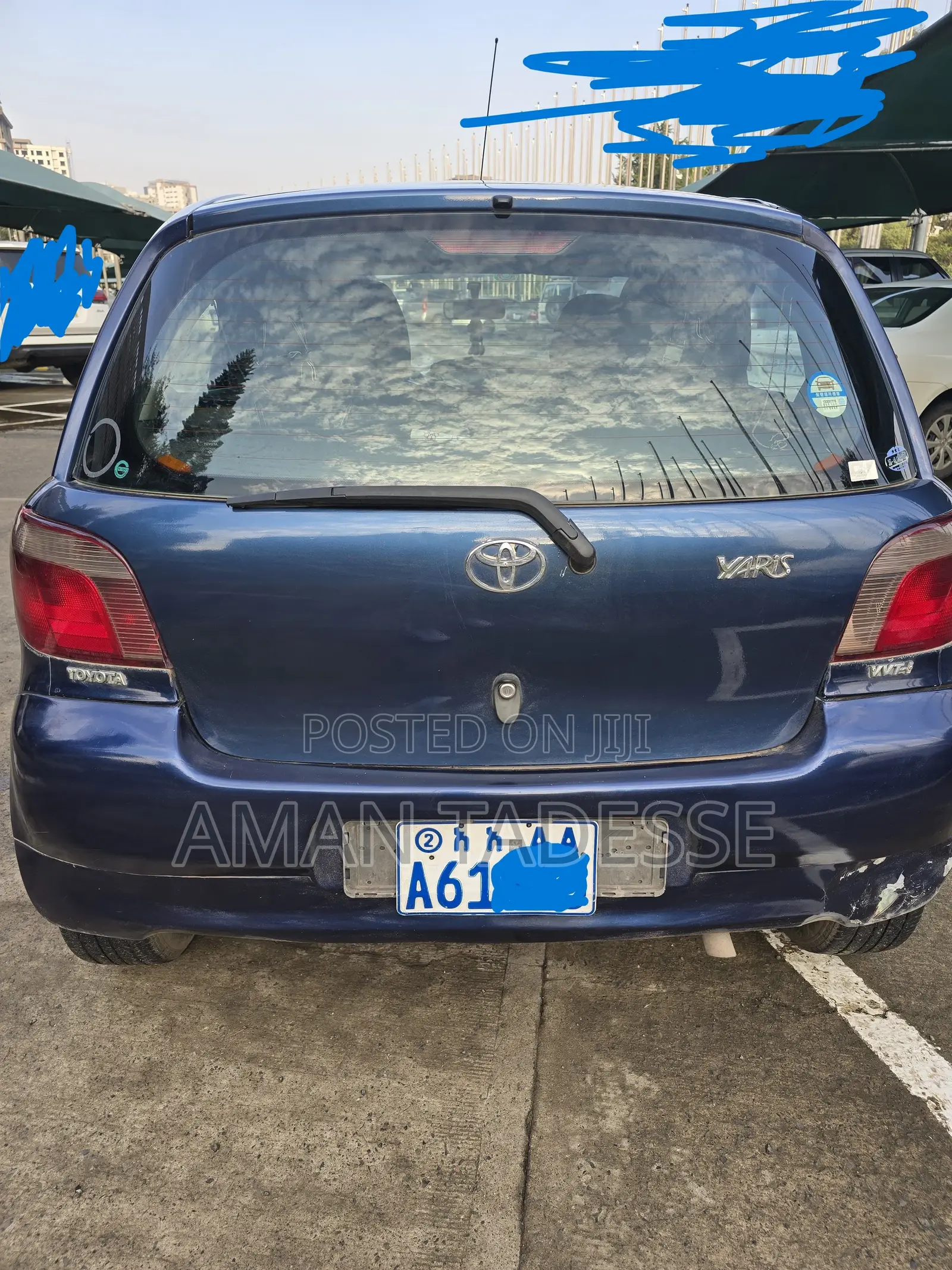 Toyota Yaris 2003 Blue