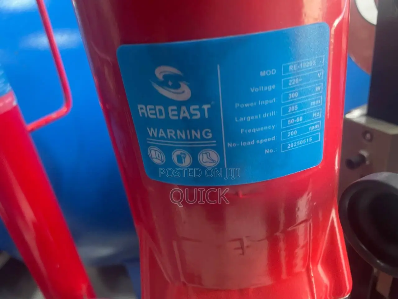 Red East Drill Press 220v