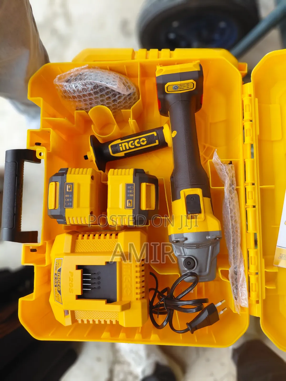 Rechargeable Angle Grinder 20V Ingco