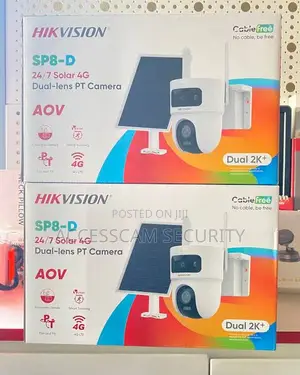 Hikvision SP8-D Solar 4G Dual-Lens PT