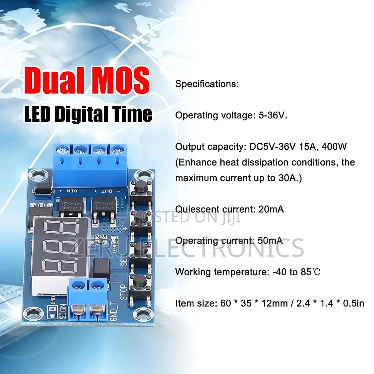 Dual Mos Timer Module