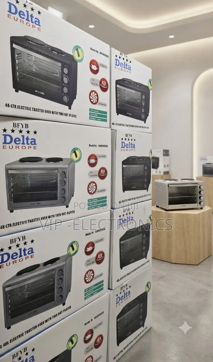 Delta Europe Mini Oven 48L Electric Toaster Oven. Featuring a Spacious
