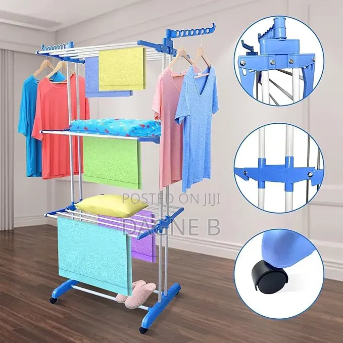 Three Layer Cloth Drying Stand የልብስ ማስጫ