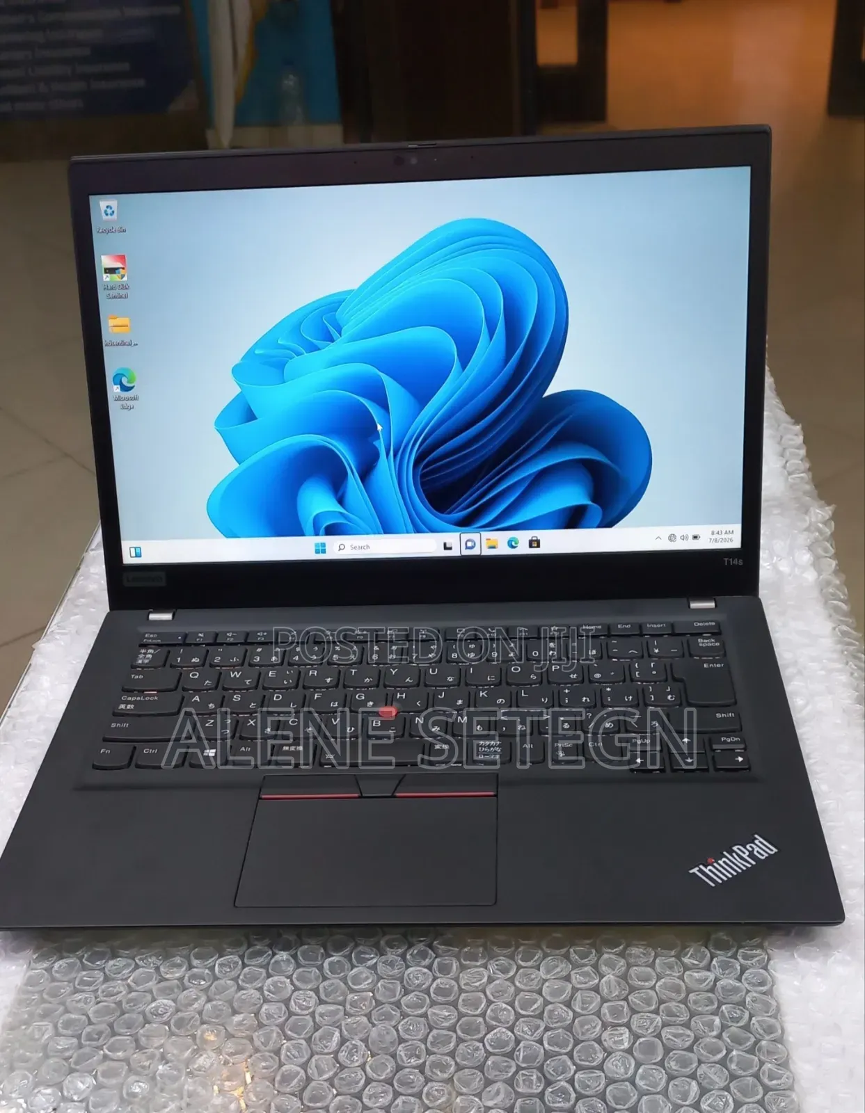 New Laptop Lenovo ThinkPad T14 16GB AMD Ryzen 5 SSD 512GB