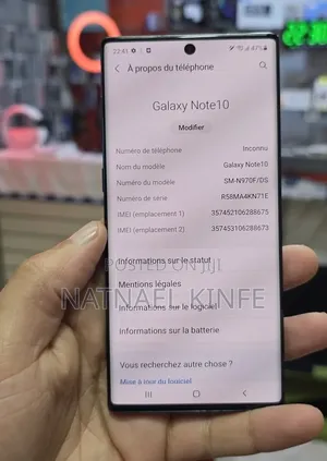 New Samsung Galaxy Note10 256 GB Black