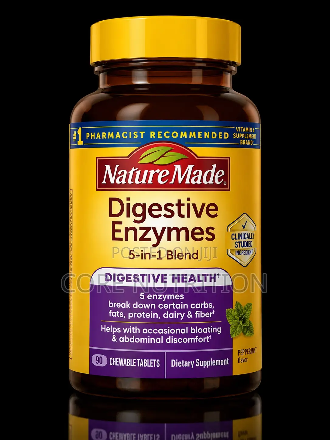 Nature Made Digestive Enzymes 5-Enzyme Blend 90 Tablets