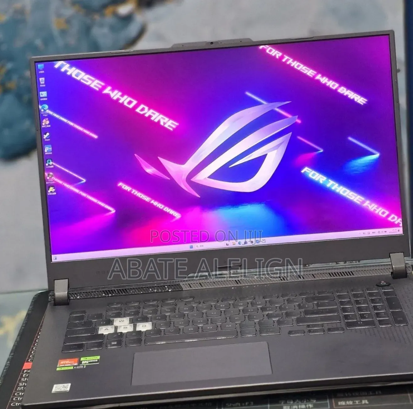 New Laptop Asus ROG Strix G17 16GB AMD Ryzen 9 SSD 1T