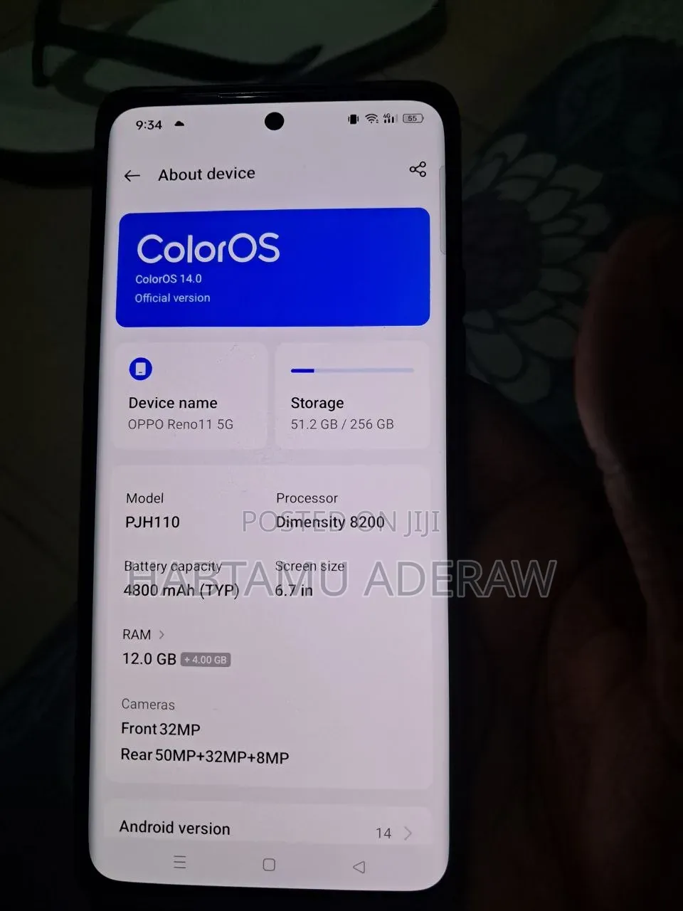 Oppo Reno11 5G 256 GB Purple