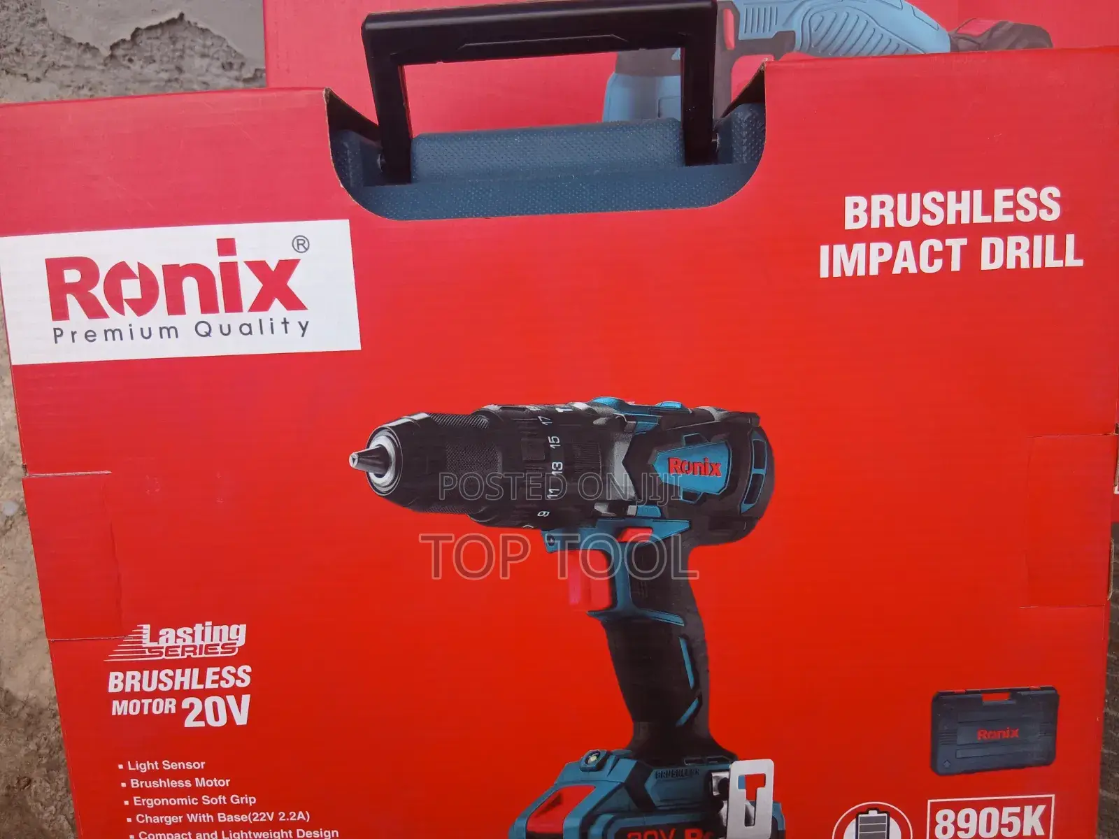 ,Ronix 20V Brushless Impact Drill.