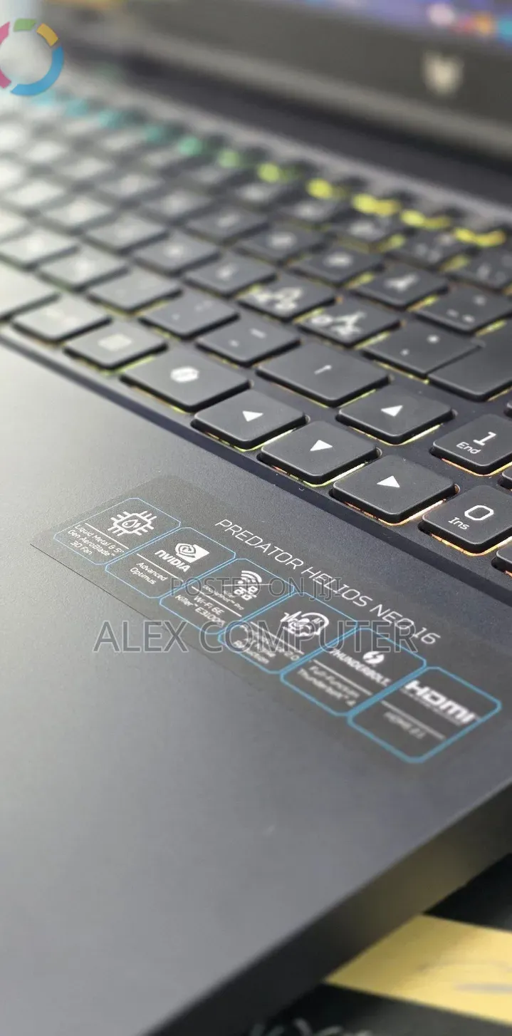 New Laptop Acer Predator Helios Neo 16 16GB Intel Core i9 SSD 1T