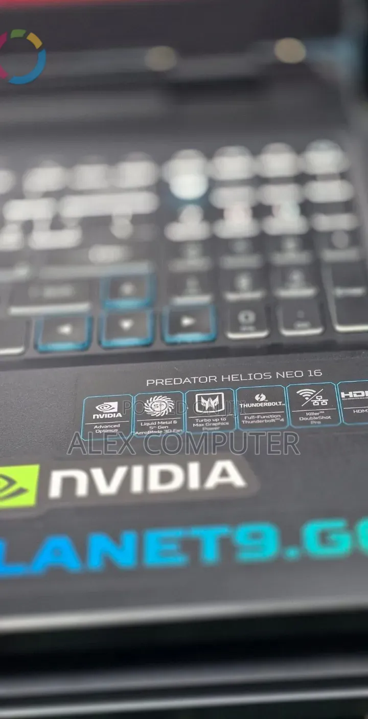 New Laptop Acer Predator Helios Neo 16 16GB Intel Core i7 SSD 1T