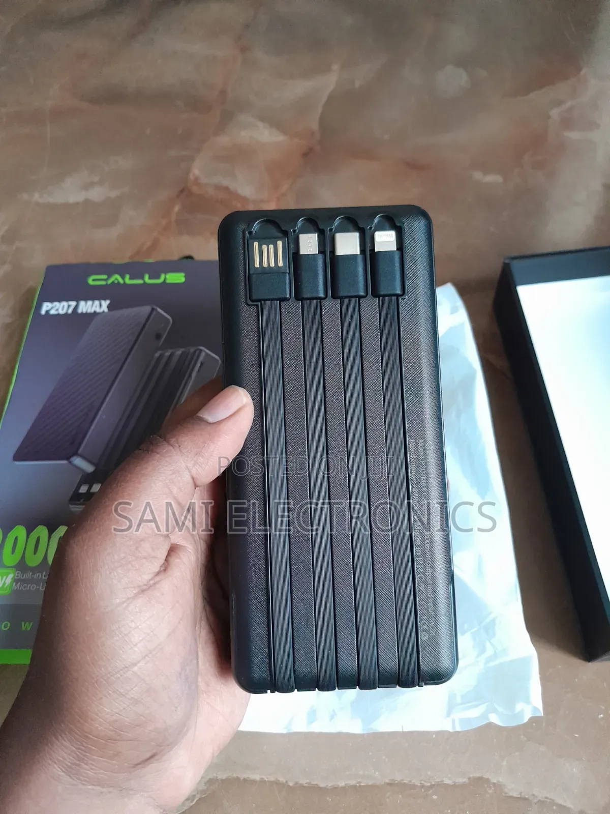 Power Bank Calus P207 Max Power Bank 20,000mAh 12W Charging ፓወር ባንክ