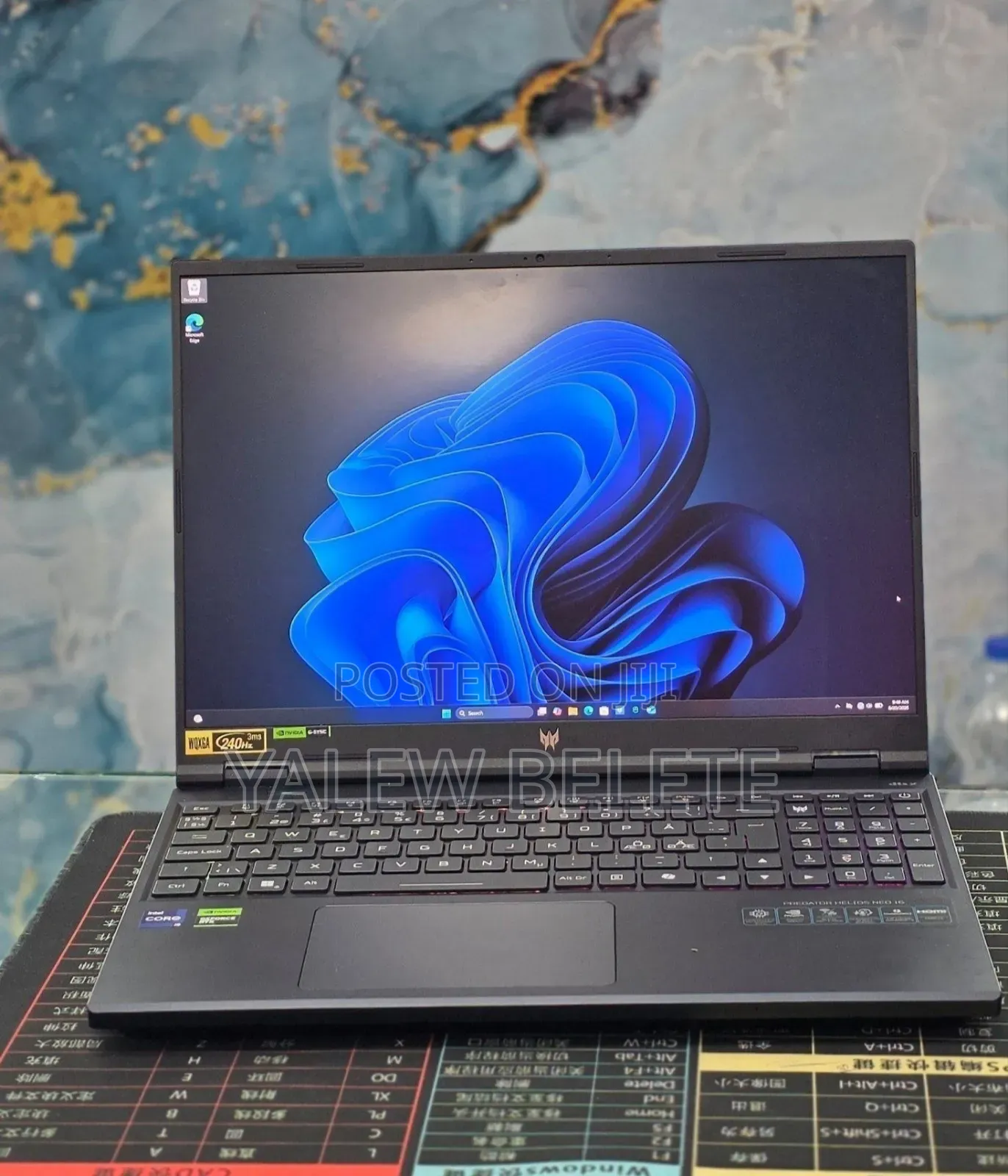 New Laptop Acer Predator Helios Neo 16 16GB Intel Core i7 SSD 1T