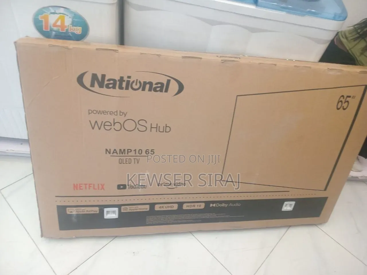 National 65inch TV Smart Android New 20 26