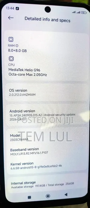 Xiaomi Redmi Note 12S 256 GB Black